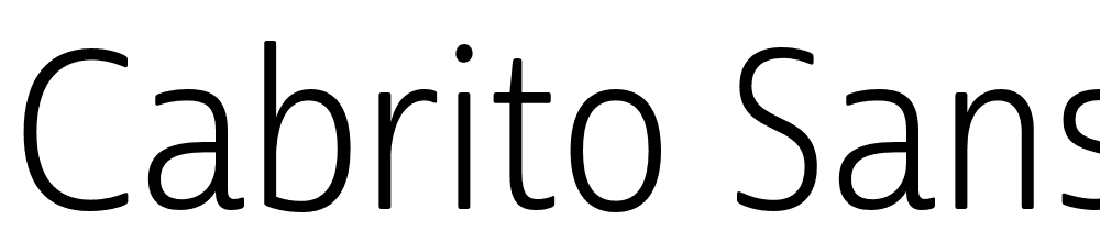 Cabrito-Sans-Cond-Book font family download free