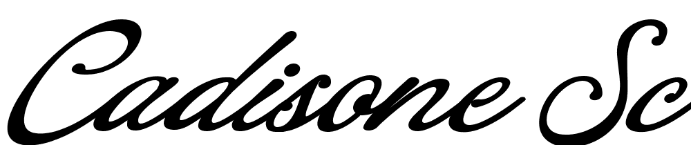 Cadisone-Script font family download free