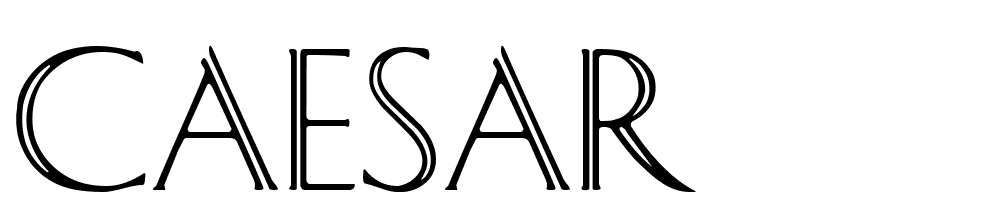 Caesar font family download free