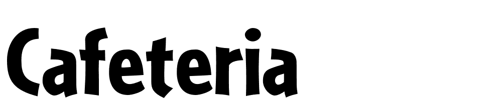 Cafeteria font family download free