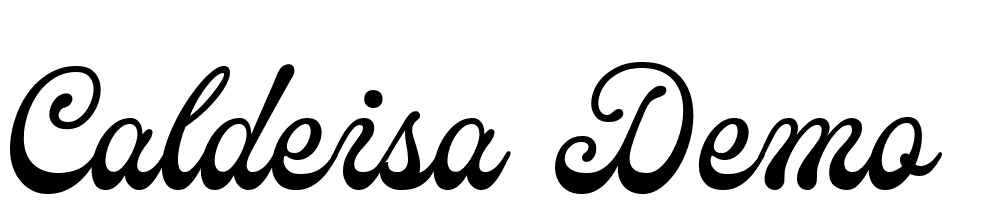 Caldeisa-Demo font family download free