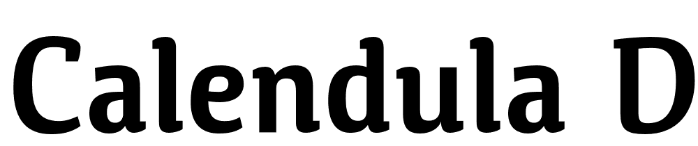 Calendula-Demi font family download free