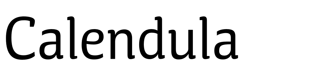 Calendula font family download free