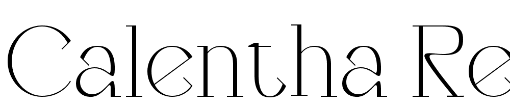 Calentha-Regular font family download free