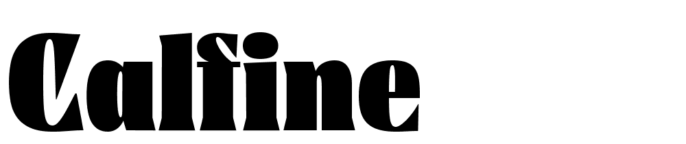 Calfine font family download free