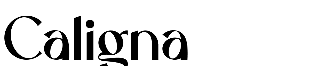 caligna font family download free