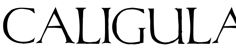 caliguladodgy font family download free