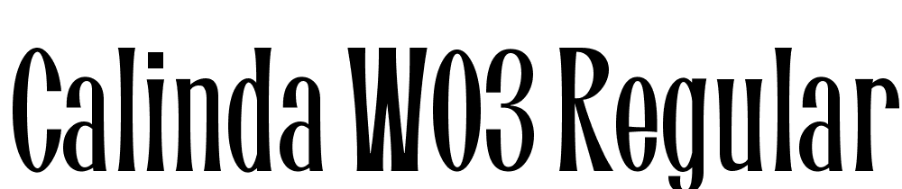 Calinda-W03-Regular font family download free