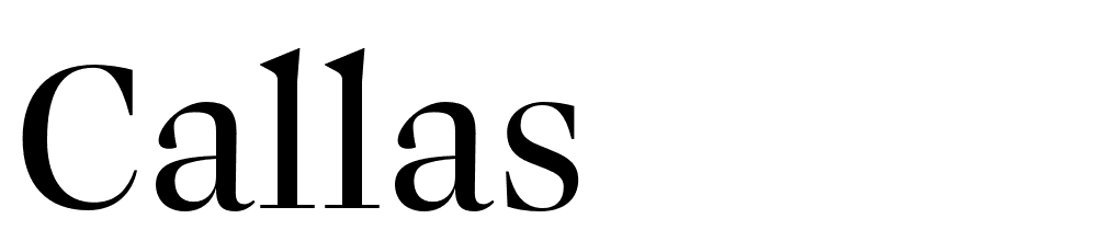 Callas font family download free