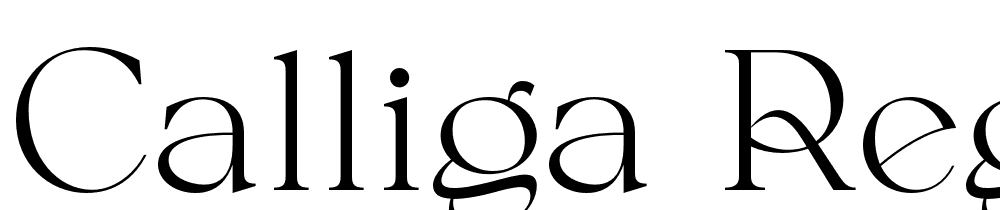 Calliga-Regular font family download free