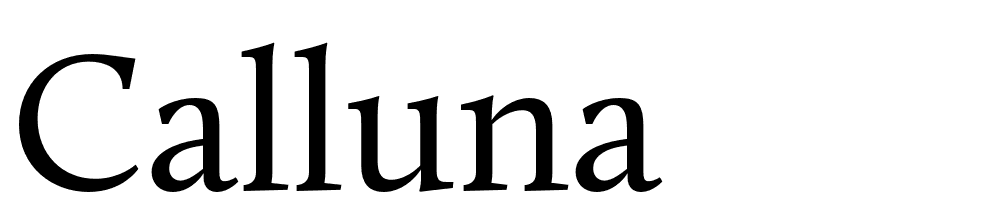 Calluna font family download free