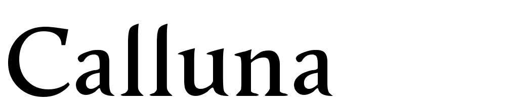 calluna font family download free