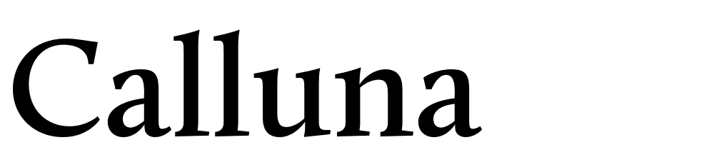 Calluna font family download free