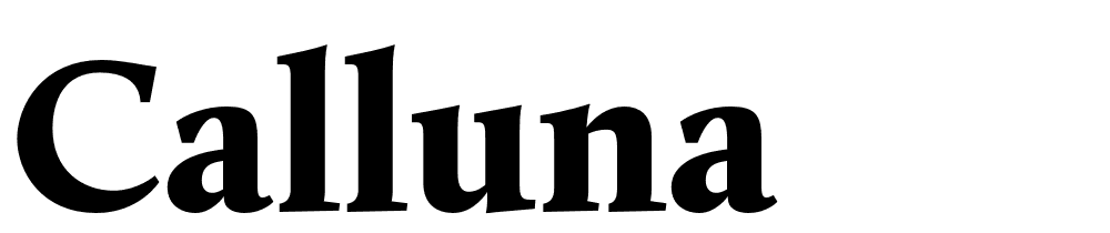 Calluna font family download free