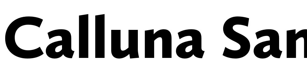 Calluna-Sans-Black font family download free