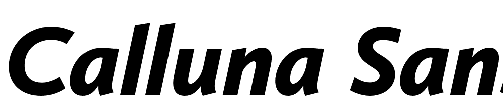 Calluna-Sans-Black-Italic font family download free