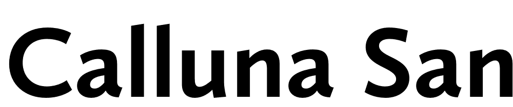 Calluna-Sans-Bold font family download free