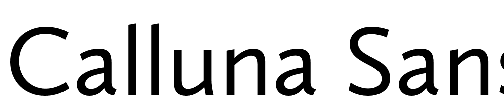 Calluna-Sans font family download free