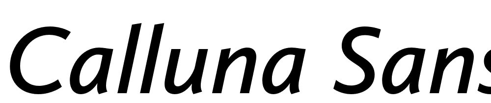 Calluna Sans font family download free