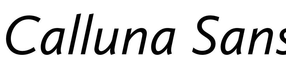 Calluna-Sans-Italic font family download free