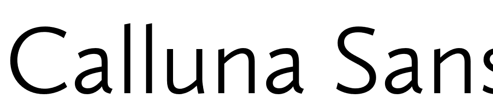 Calluna-Sans-Light font family download free