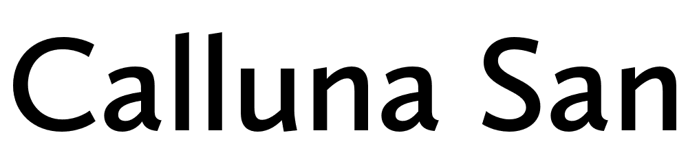 Calluna-Sans-Semibold font family download free