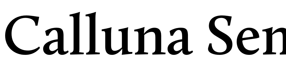Calluna-Semibold font family download free