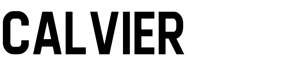 Calvier font family download free