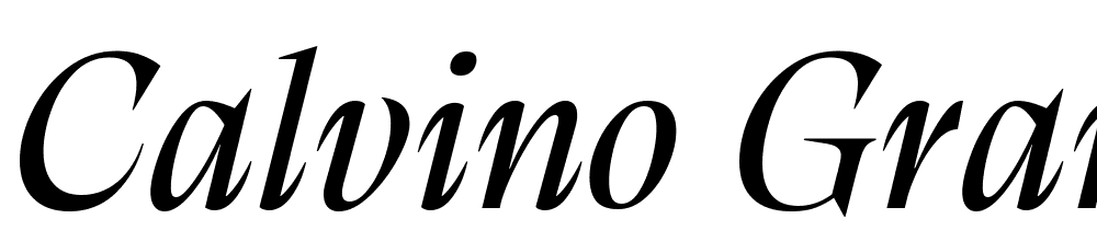 Calvino-Grande-Trial-Italic font family download free