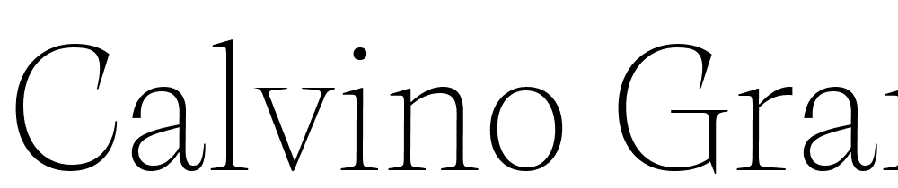 Calvino-Grande-Trial-Thin font family download free