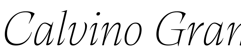 Calvino-Grande-Trial-Thin-Italic font family download free