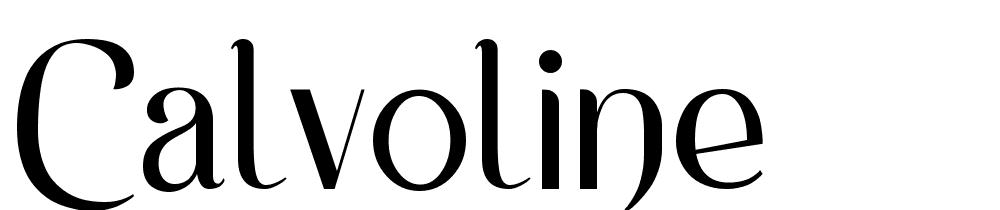 calvoline font family download free