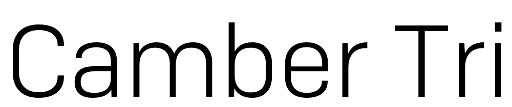 Camber-TRIAL-Lt font family download free