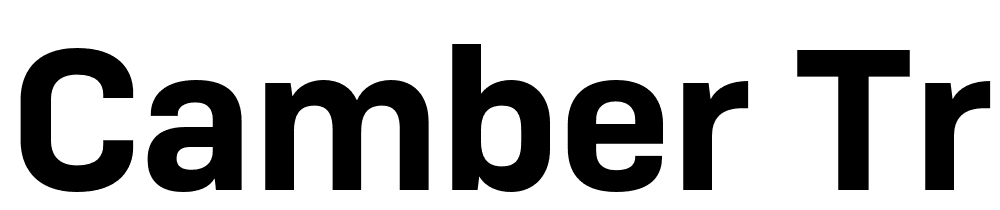 Camber-TRIAL-SmBd font family download free