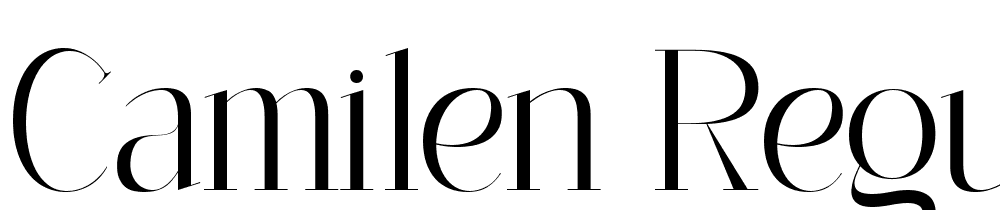 Camilen-Regular font family download free