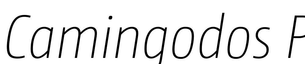 CamingoDos-Pro-Cd-ExtraLight-Italic font family download free