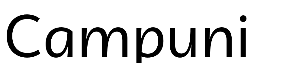 campuni font family download free