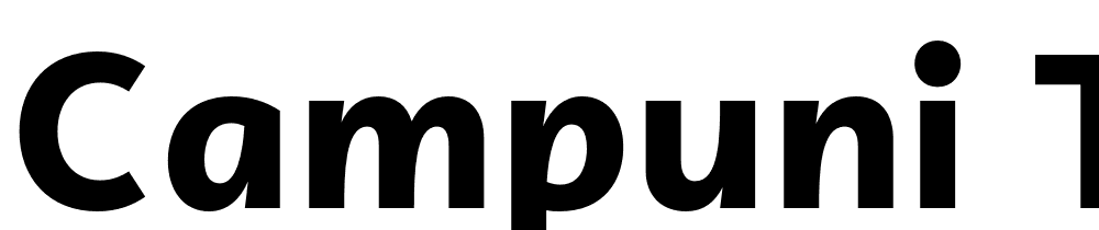 Campuni-Test-Black font family download free