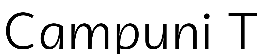 Campuni-Test-Book font family download free