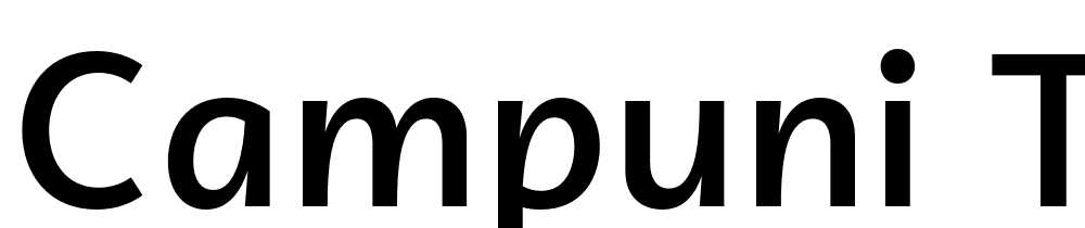 Campuni-Test-Medium font family download free