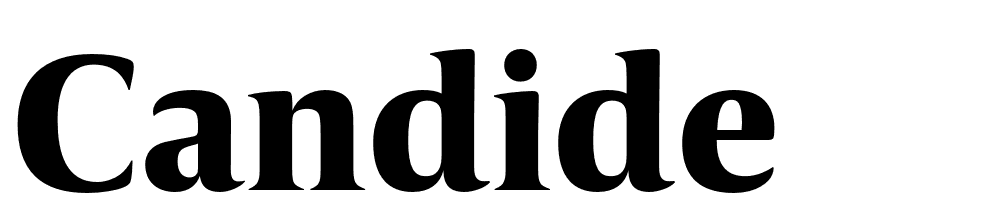 Candide font family download free