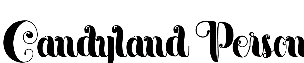 Candyland Personal Use font family download free