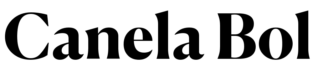 Canela-Bold font family download free