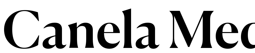 Canela-Medium font family download free