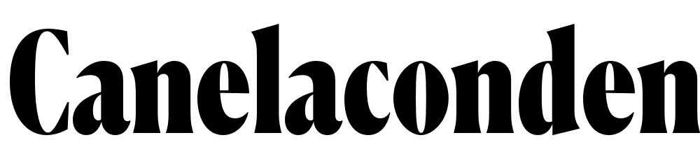 CanelaCondensedTrial-Black font family download free