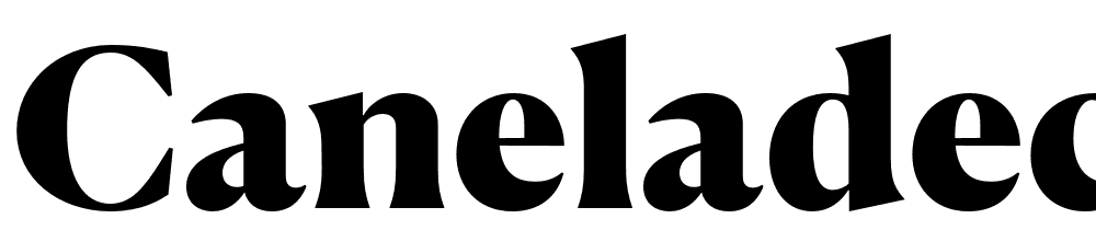 CanelaDeckTrial-Black font family download free