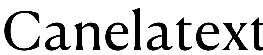 CanelaTextTrial-Regular font family download free