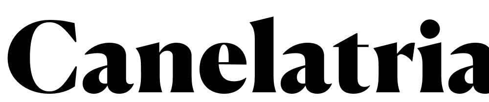 CanelaTrial-Black font family download free