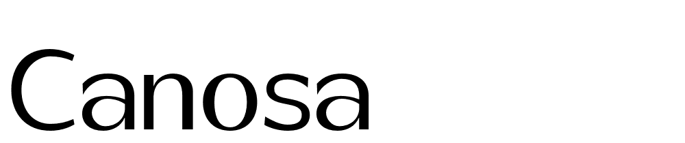 canosa font family download free