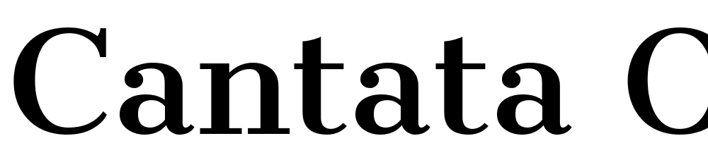 cantata-one font family download free